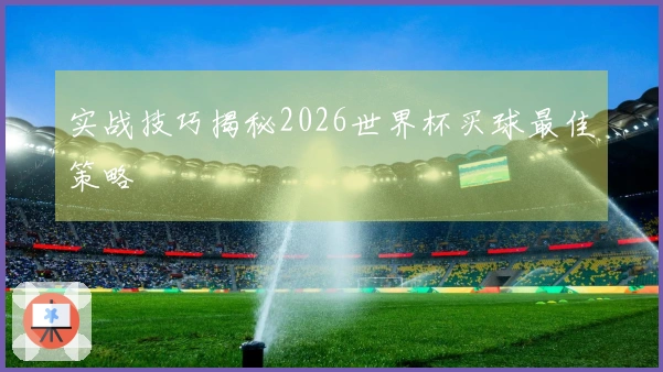 实战技巧揭秘2026世界杯买球最佳策略